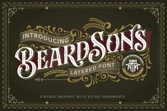 Beardsons: A Vintage Blackletter Font for Bold Designs