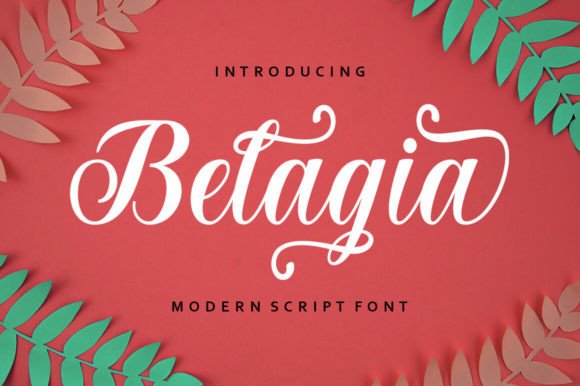 Belagia Script: A Natural and Elegant Font for Creative Projects