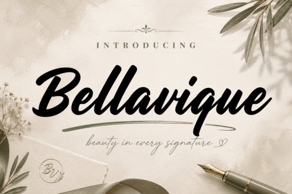 Bellavique: The Modern Script Font for Elegant Design