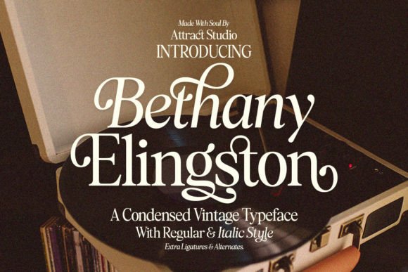 Bethany Elingston: A Serif Font for Timeless Design