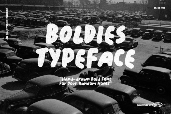 Boldies Typeface: A Lively and Organic Bold Handwriting Font