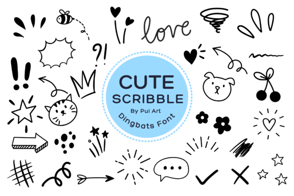 Cute Scribble Doodle: Your New Favorite Creative Font