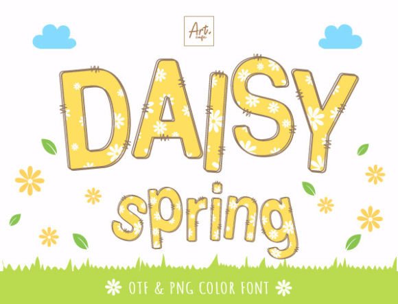 Daisy Spring: A Charming Font for Seasonal and Kid-Friendly Designs