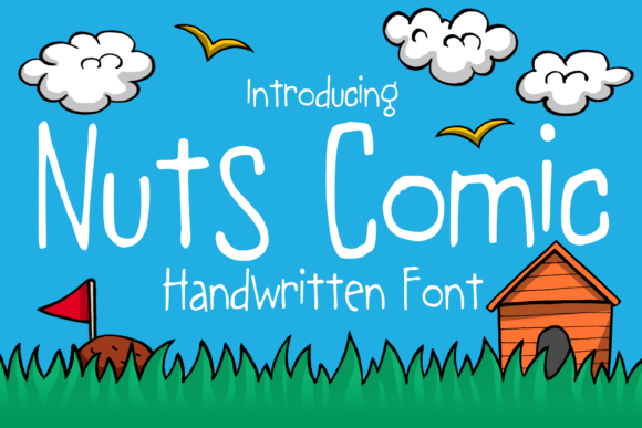 Discover Nuts Comic: A Playful Handwritten Typeface