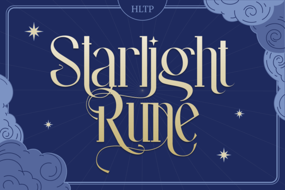Discover the Magic of Starlight Rune Typeface
