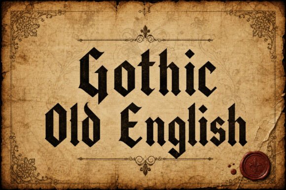 Gothic Old English: A Timeless Blackletter Typeface