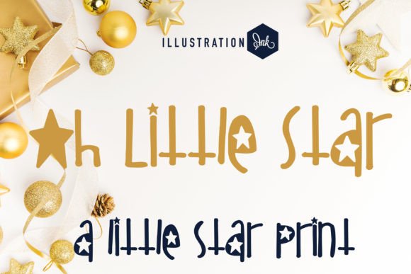 Oh Little Star: A Charming Hand-Crafted Sans Serif Font