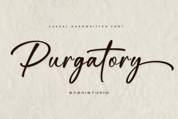 Purgatory: A Handwritten Font with Rustic Charm