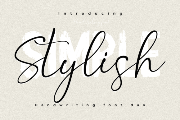 Simple Stylish: A Handmade Font Duo for Authentic Design
