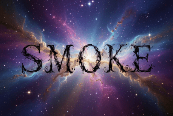 Smoke: A Display Font of Dark Magic and Ethereal Beauty