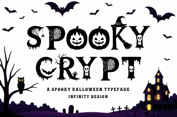 Spooky Crypt: Your Ultimate Halloween Display Font