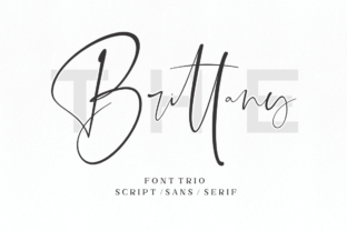 The Brittany: An Elegant Font Trio for Modern Designers