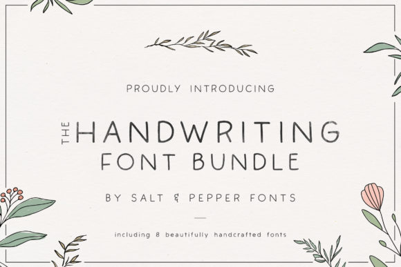 The Handwriting Bundle: Fonts for a Handmade Feel
