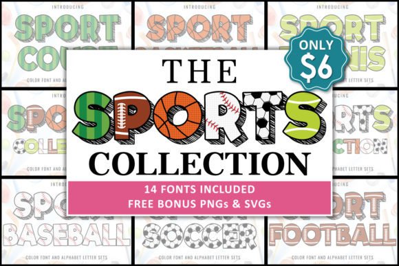 The Sports Collection: A Playful Font for Dynamic Designs