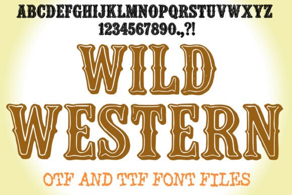 Wild Western: The Authentic Cowboy Font for Bold Designs